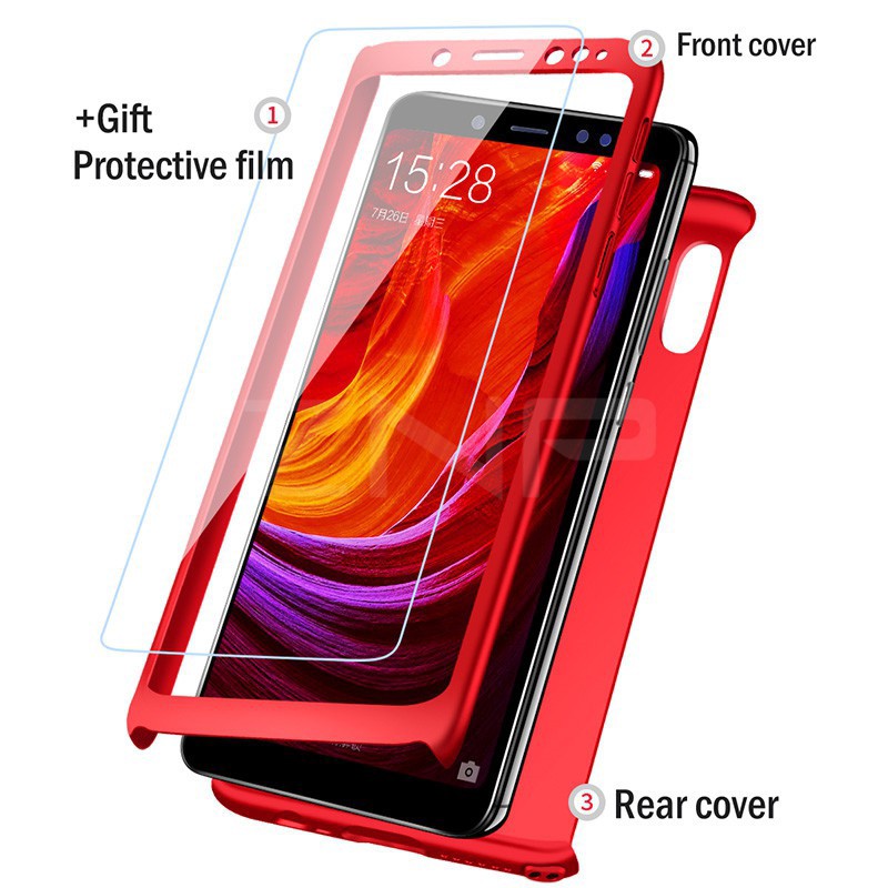 Ốp Lưng Bảo Vệ Toàn Diện 360 Độ Cho Xiaomi Redmi 4x 4a 5 5a Note 2 5 5a