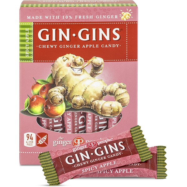 [4 Vị] Kẹo Gừng Gin Gins Hộp - Mỹ