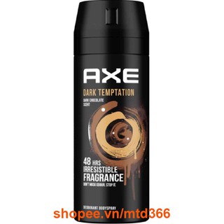 Xịt Khử Mùi 150Ml Axe Non Stop Dark Temptation chính hãng
