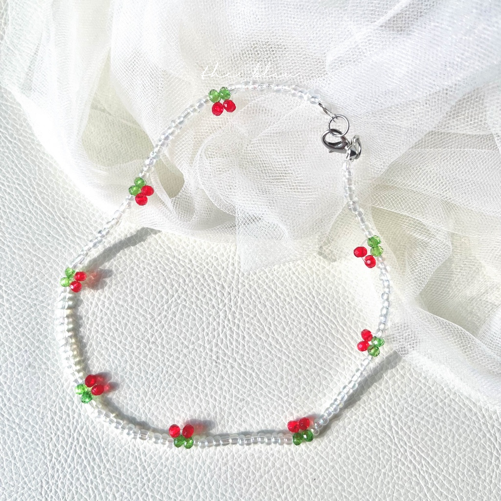 Dây chuyền hạt cườm mùa hè handmade