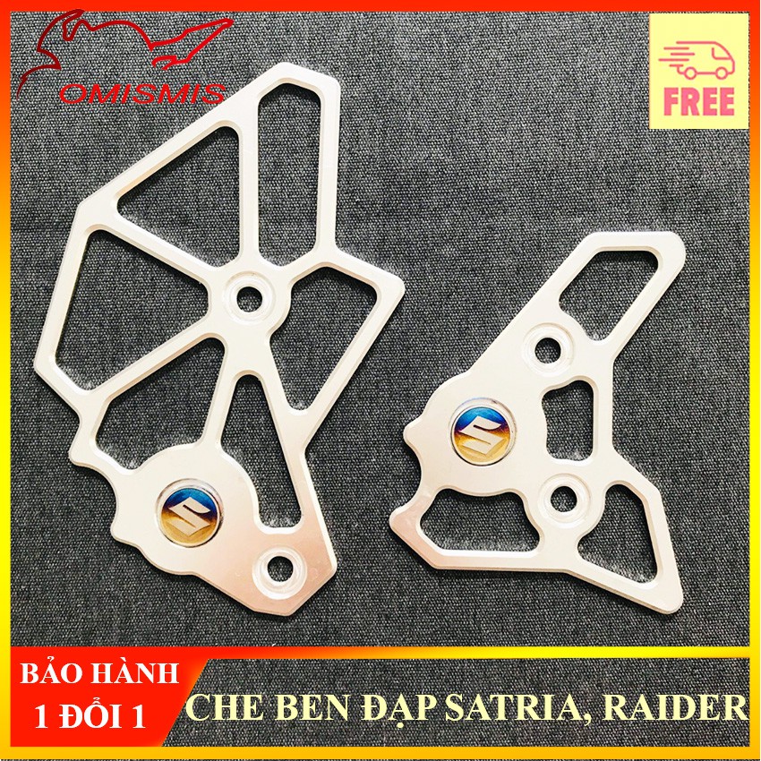 [SATRIA, RAIDER] Bộ che ben đạp, che ben dầu cho satria,raider hàng xịn có tặng kèm 2 logo