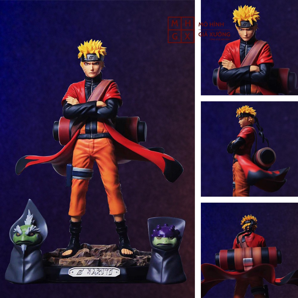 Mô Hình Uzumaki Naruto cao 30cm . Hokage Làng LÁ Jinchuriki Cửu Vĩ Shippuuden - Tượng Figure Naruto