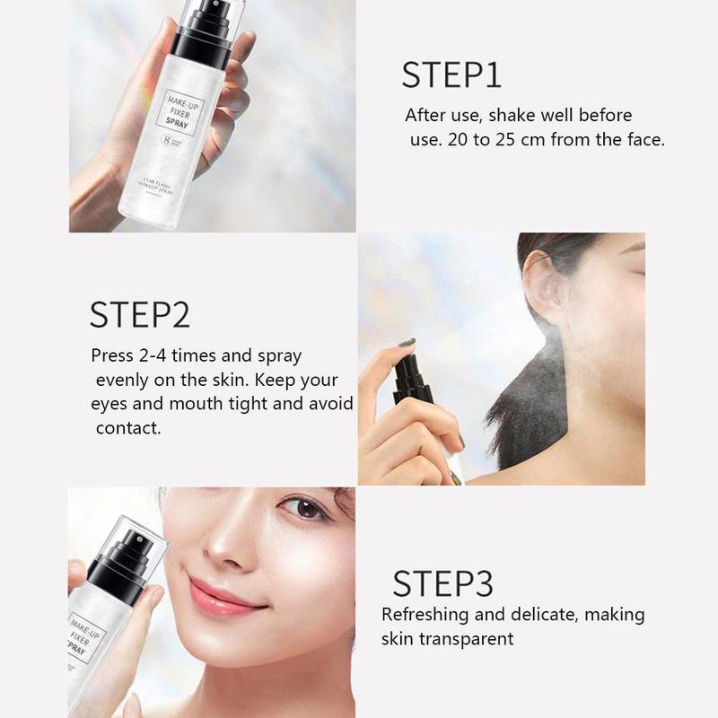 Chai Xịt Khoáng Dưỡng Ẩm Làm Sáng Lớp Trang Điểm Lâu Trôi