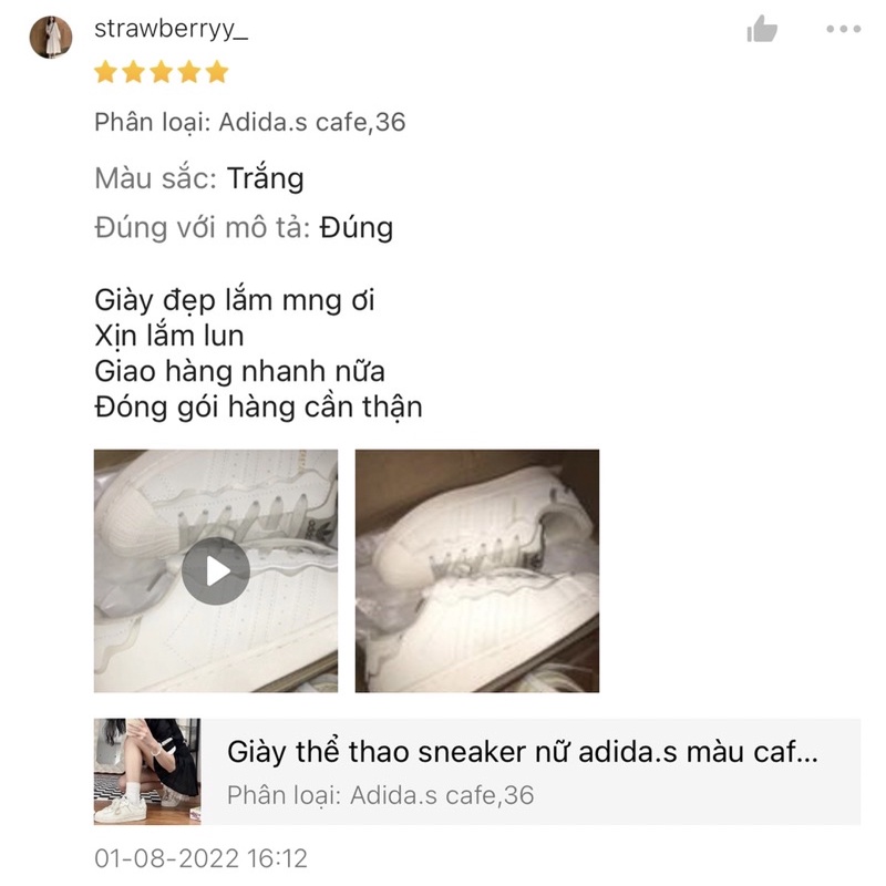 Giày thể thao sneaker nữ  _A.didas supersta.r_ màu trà sữa |HÀNG SẴN|