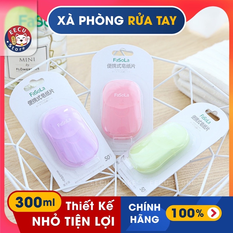 Xà Bông Rửa Tay Khô Dạng Miếng Tiện Lợi, Bỏ Túi Tiện Lợi Khi Đi Làm, Du Lịch - Eecu Store