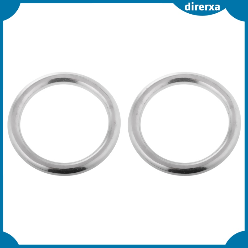 Bộ 2 Vòng Tròn Bằng Thép Không Gỉ 304 Độ Bền Cao 25 / 35 / 45 / 60mm Cho Thuyền