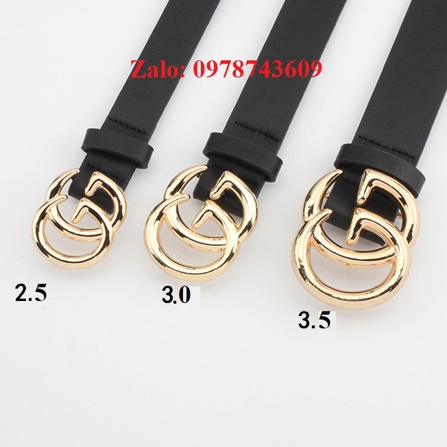 Thắt lưng nữ G đồng - G sáng đủ bản