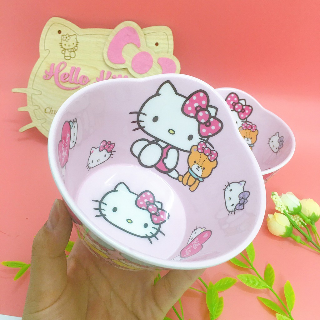 🍒Bát ăn Hello Kitty cho bé
