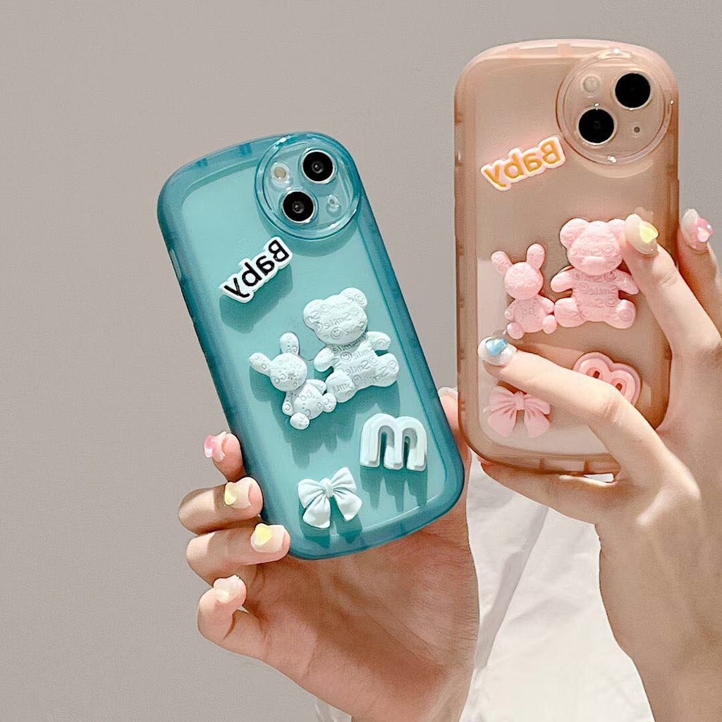 Ốp Điện Thoại Dễ Thương Cho OPPO A16K A15 A16 A76 A95 A74 A96 A83 A53 A72 A92 A52 A54 A7 A12 A5S A3S F9 A52020 A92020