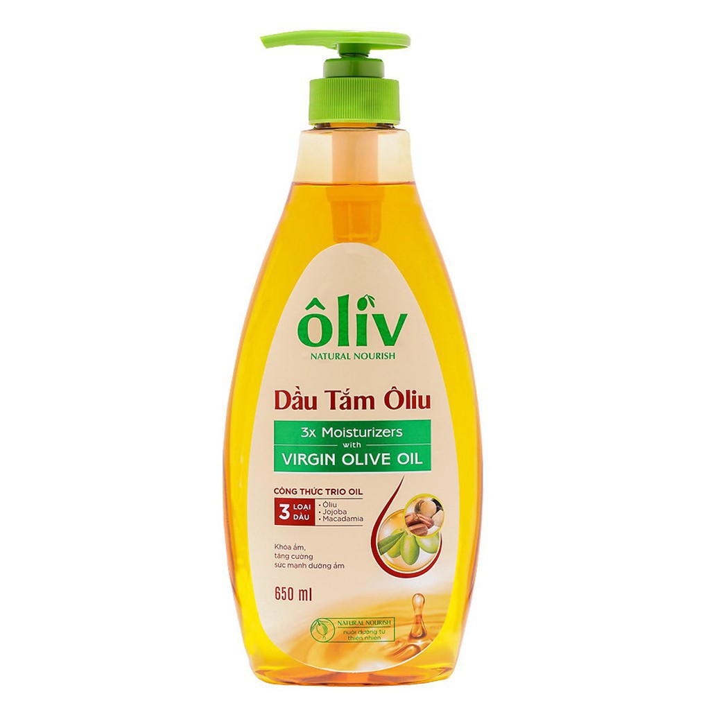 Dầu Tắm Oliv Natural Nourish Virgin Olive Oil Provence 650ml
