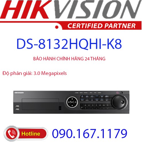 Đầu ghi hình HD-TVI 32 kênh TURBO 4.0 HIKVISION DS-8132HQHI-K8