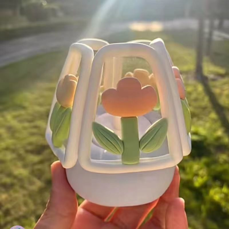 Đèn Ngủ Hình Hoa Tulip Quà Tặng Ngày Lễ Tình Nhân