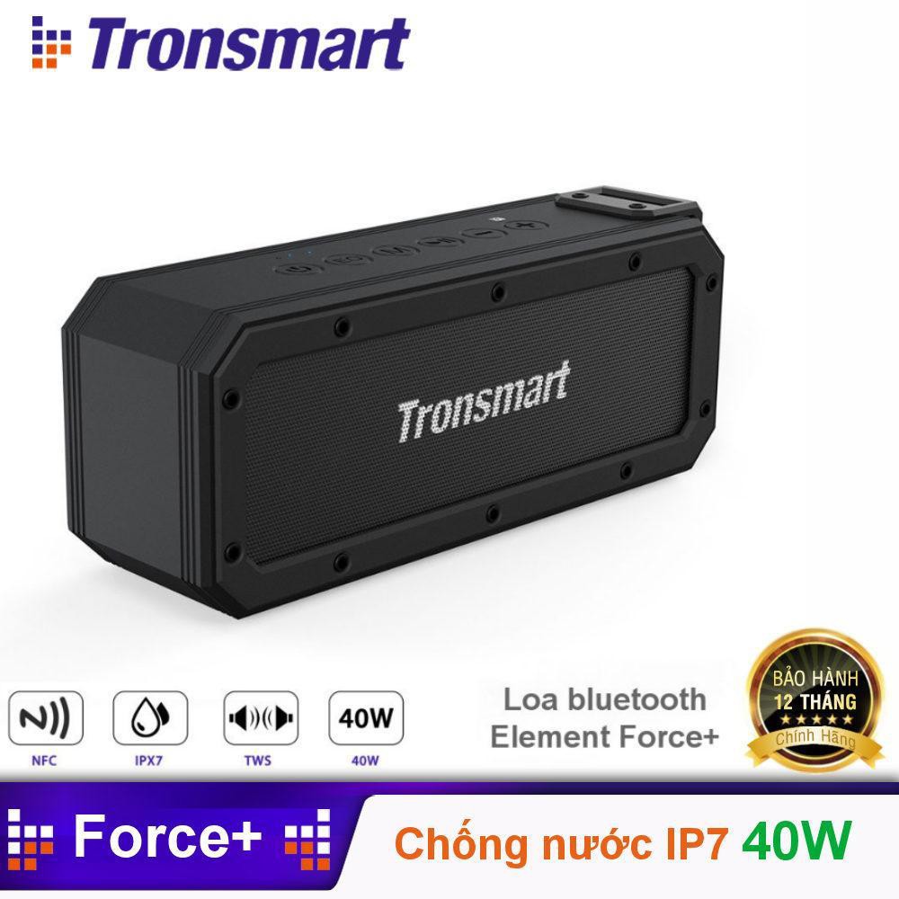 ✪ CHÍNH HÃNG ✪ Loa Bluetooth Tronsmart Element Force Plus chống nước IPX7, công suất 40W, Pin 15h  - BẢO HÀNH 12 THÁNG