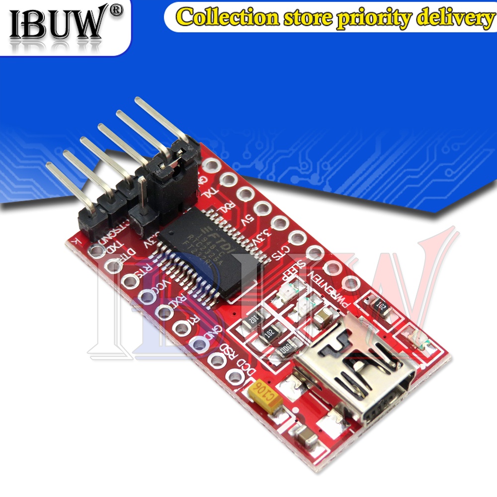 1 Mô Đun Chuyển Đổi FT232RL FTDI USB 3.3V 5.5V Sang TTL Serial FT232 Mini Port Mini Port