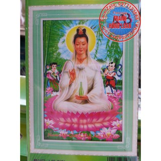 Tranh đính đá Mẹ Quan âm H1037