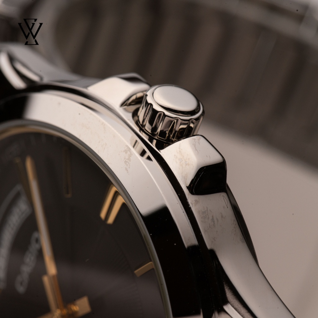 Đồng Hồ Quartz Nam Casio WATCHSTORE MTP-1381G-1AVDF Kính Khoáng 40mm, Độ Chống Nước 5ATM Dây Kim Loại, Vỏ Thép Không Gỉ