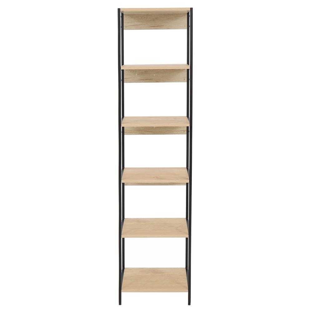 HomeBase FURDINI Kệ 5 tầng kết cấu thép kết hợp MDF thiết kế hiện đại FILO Thái Lan W43xH176,5D40cm màu tự nhiên