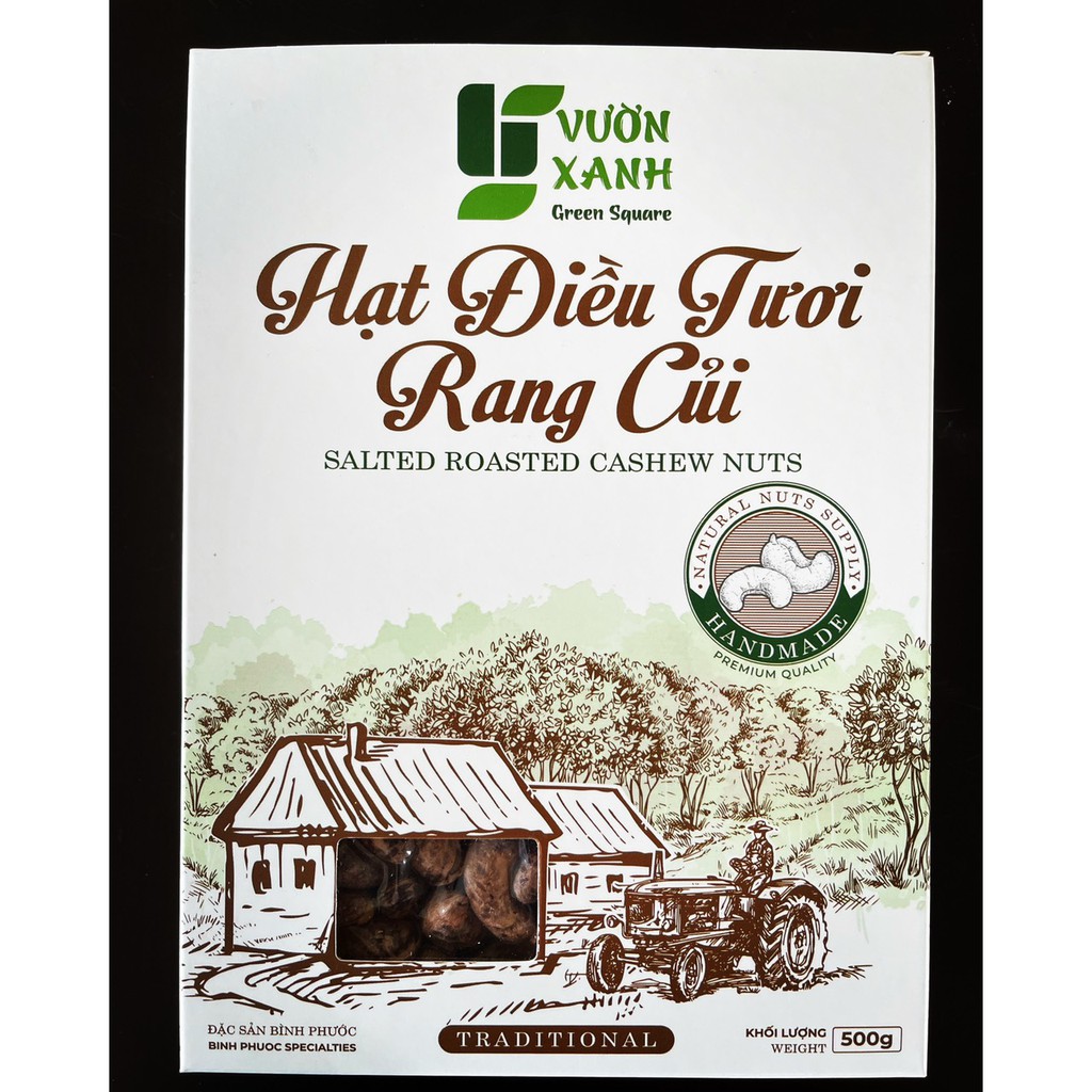 Hạt điều muối rang củi loại 1 - túi 500gr | BigBuy360 - bigbuy360.vn