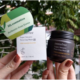 Mặt Nạ Đất Sét Innisfree Super Volcanic Pore Clay Mask 2X