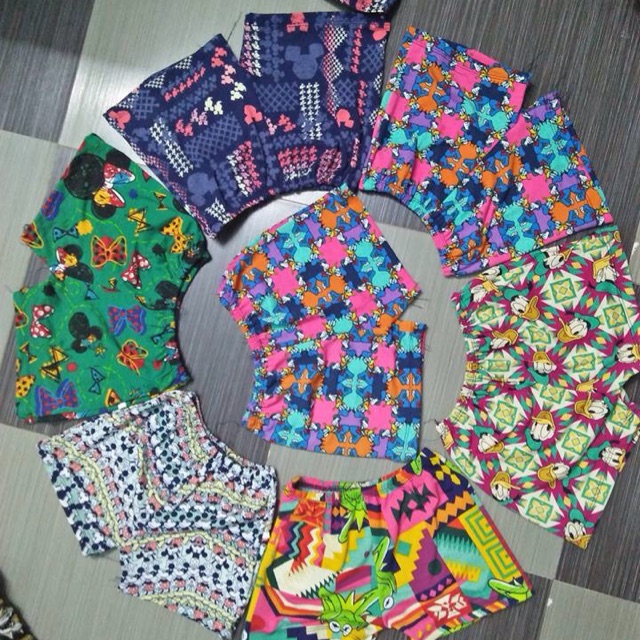 Combo 10 quần đùi cho bé