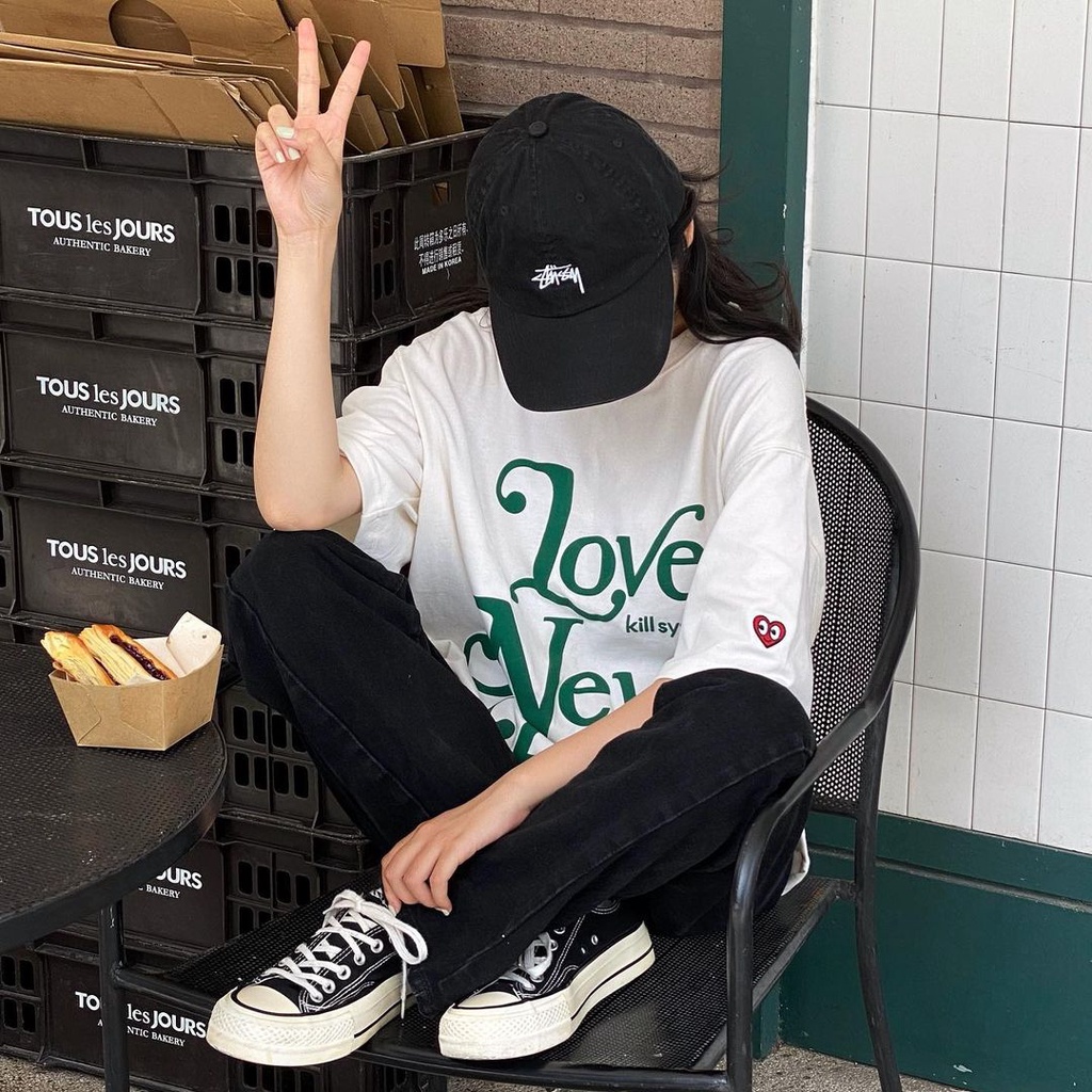 Áo thun Kill System cổ tròn Love Never Fails Unisex