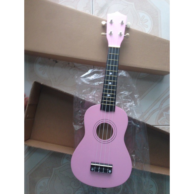 Ukulele đàn guitar mini đa sắc màu tặng hướng dẫn tự học Siêu Rẻ