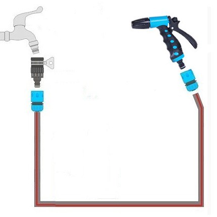 Bộ vòi phun tưới dài 15 mét GH15