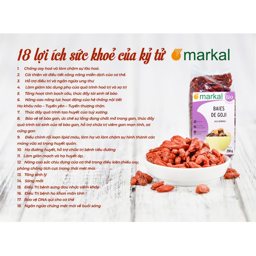 [Tổng hợp] Trái cây khô hữu cơ Markal, Bio Planet (Kỷ tử, Nho khô, Sung sấy, Chà là, Dừa sấy, Hỗn hợp hạt &amp; trái cây)