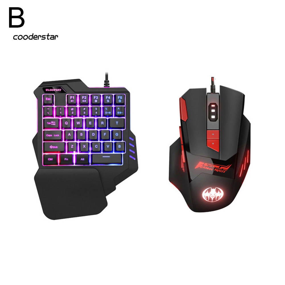 Bàn Phím Chơi Game Wdp Pro, Led Rgb, Tích Hợp Chuột Cho Pc / Laptop