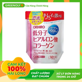 Orihiro Bột Collagen Hyaluronic Acid 11000mg 210g