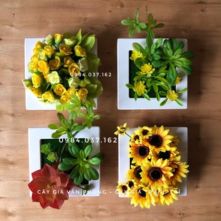 Khung Tranh Cây Giả Treo Tường Trang Trí- Khung Treo Tường Giả