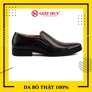 Giày tây nam da bò giày huy màu đen - gt8032