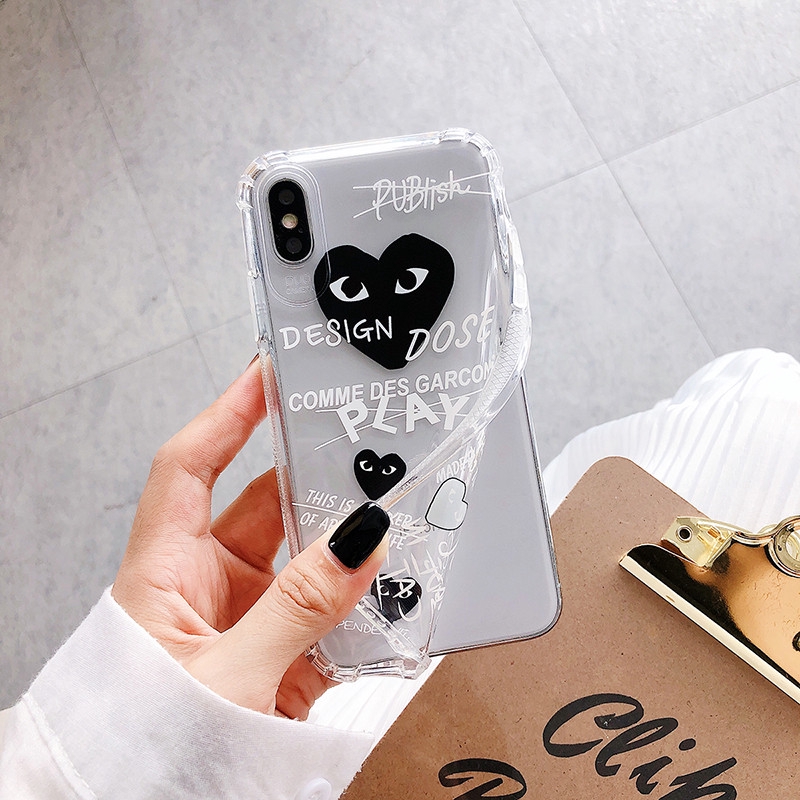 Ốp Điện Thoại Mềm Trong Suốt Họa Tiết Trái Tim Xinh Xắn Cho Iphone 6 7 P 8 Ix Xs Max Xr | BigBuy360 - bigbuy360.vn