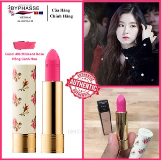 Son gucci màu 406 millicent rose matte hồng cánh hoa