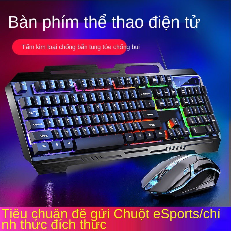 Bộ bàn phím và chuột Nobexing SK500 Gaming điều khiển phát sáng Cảm giác chơi game Máy tính để xách tay USB | BigBuy360 - bigbuy360.vn