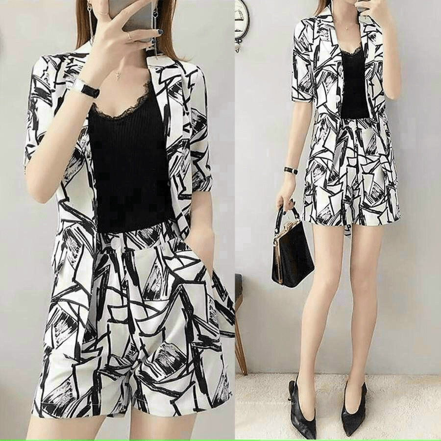 [HCM]SET TRANG PHỤC NỮ NGẮN XINH XỈU TÔN DÁNG , HỌA TIẾT SIÊU XINH CHO CÁC CHỊ EM