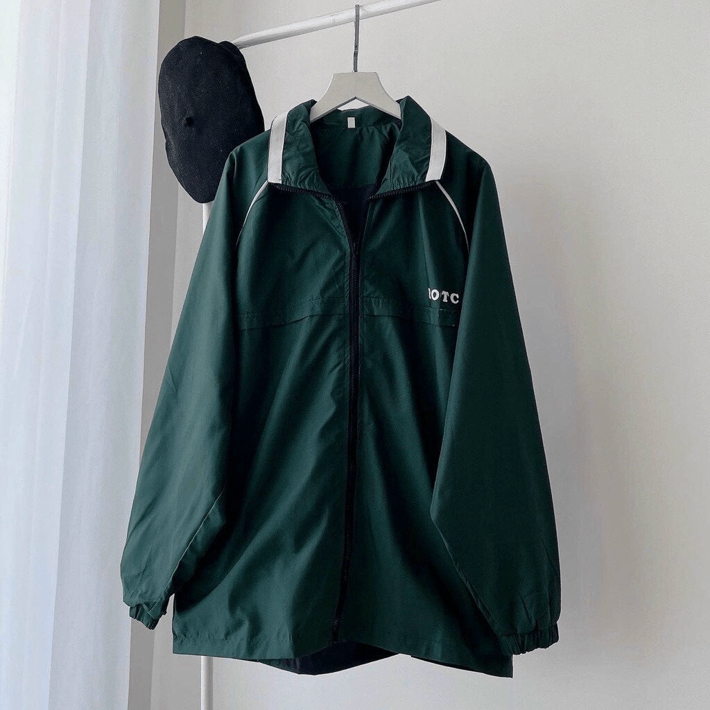 Áo Khoác Nam Nữ Cổ Bẻ Viền Chỉ Nổi Phong Cách ROTC Đẳng Cấp Thời Trang thoi trang shop valentina