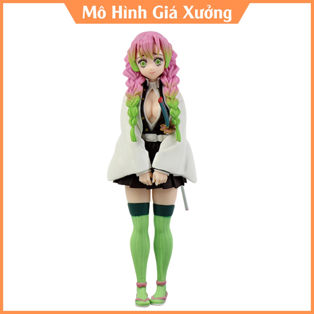 Mô hình Kimetsu No Yaiba figure Demon Slayer Luyến trụ Kanroji Mitsuri cao 16 cm - figure thanh gươm diệt quỷ