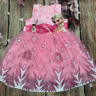 Combo váy elsa size 3-8 và váy ren