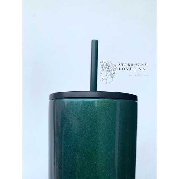|CHÍNH HÃNG| LY STARBUCKS GIỮ NHIỆT XANH RÊU USA 24oz