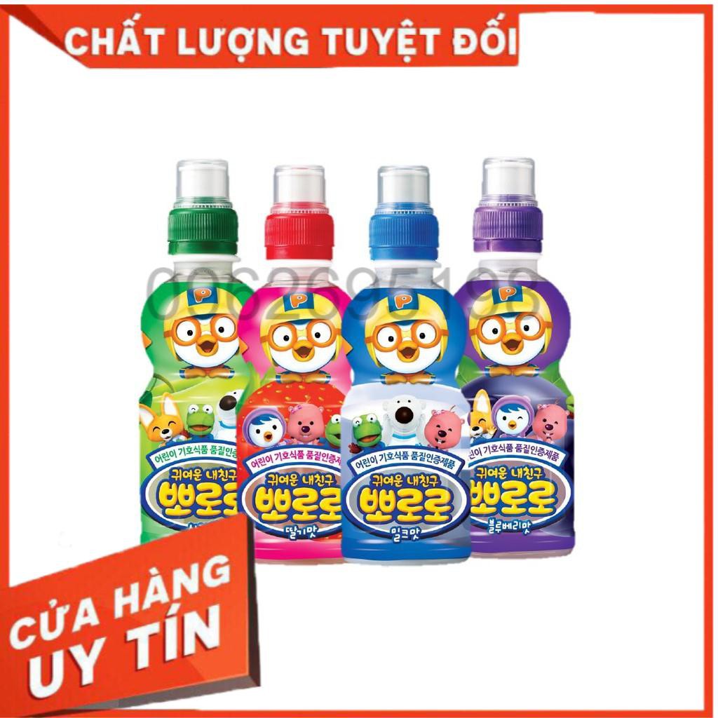 Combo 6 Chai Nước Ngọt PORORO Nội Địa Hàn Quốc 235ml Date 12/2020