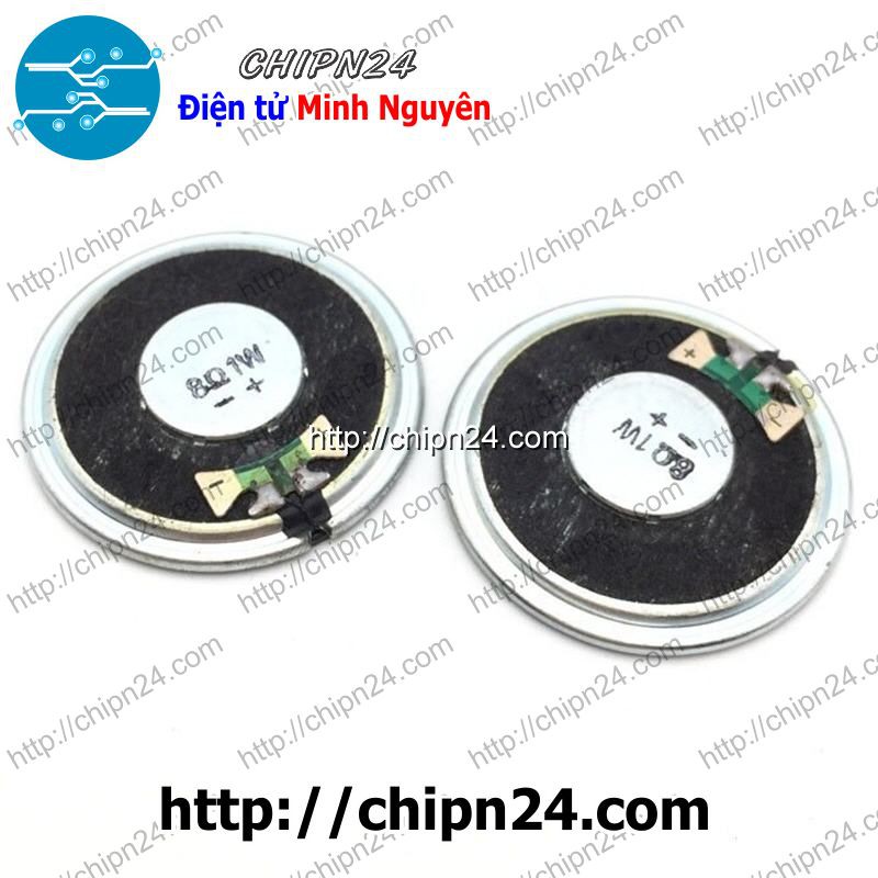 [2 CÁI] Loa 8R 1W 4cm Tròn (Loa 8 ohm 1W 4cm)