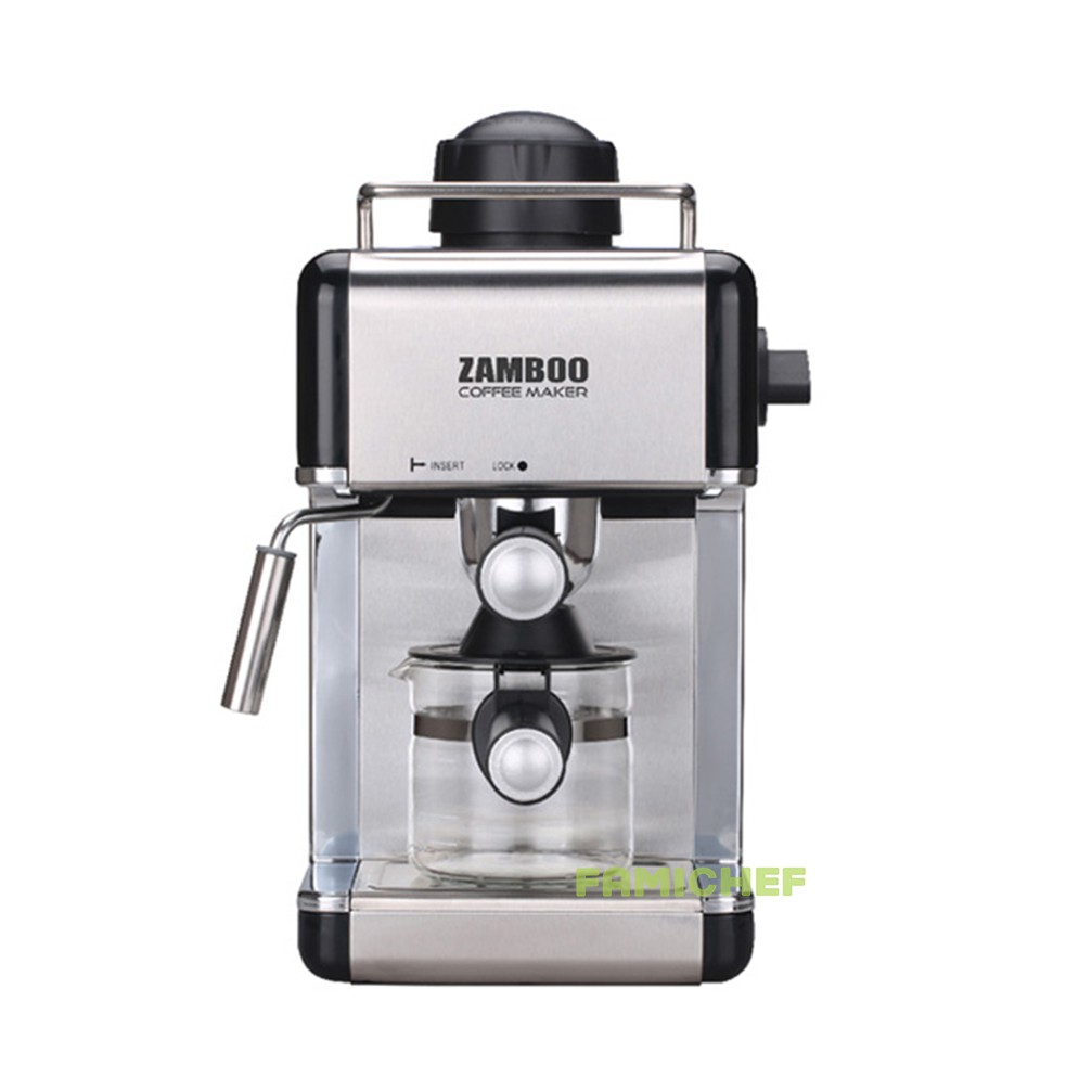 Máy pha cà phê Espresso Zamboo ZB68CF (Tặng kèm 250 gram cà phê)