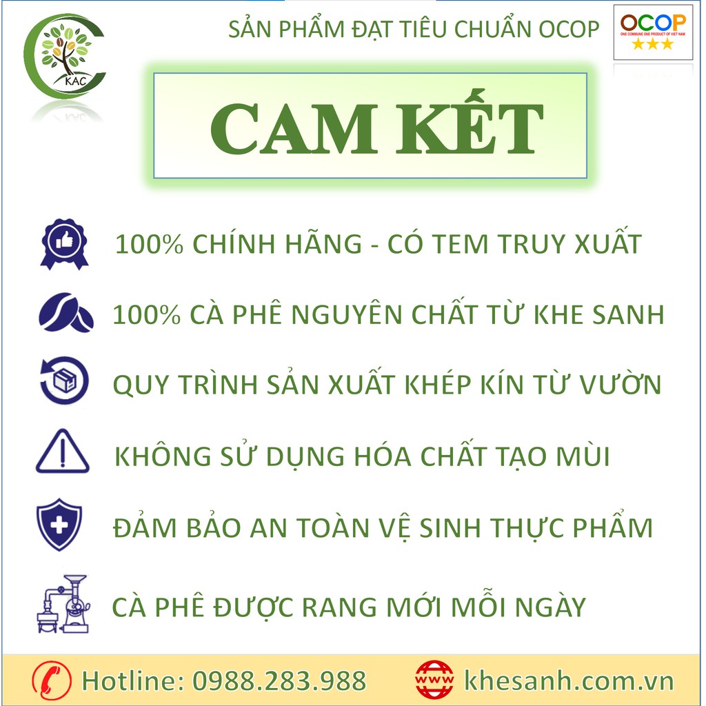 [Mã GROXUAN1 giảm 8% đơn 150K] Arabica Khe Sanh - Cà phê sạch 100% | BigBuy360 - bigbuy360.vn