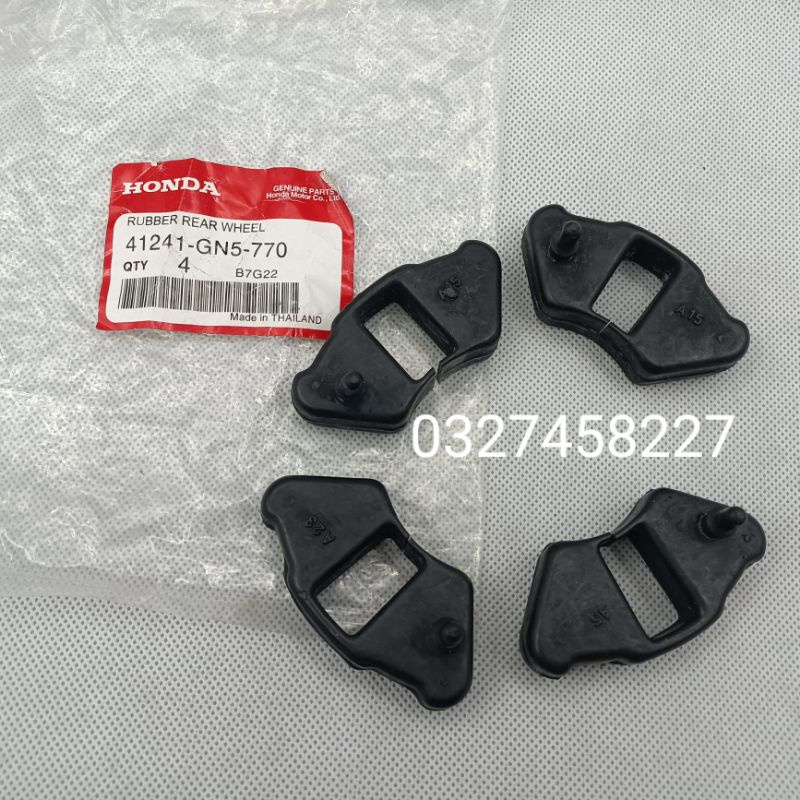 Bộ 4 cao su đùm , nhông tải sau xe DREAM zin Honda thái