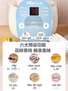 [Order] Nồi ủ cháo Bear 0,8l