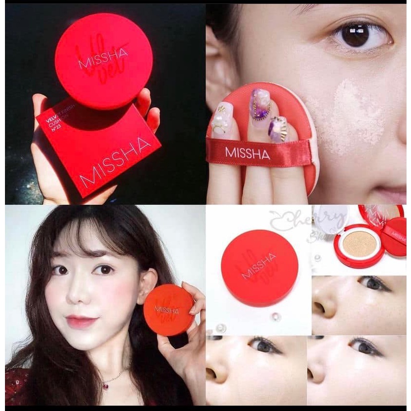 PHẤN NƯỚC MISSHA VELVET FINISH CUSHION SPF50+ PA+++