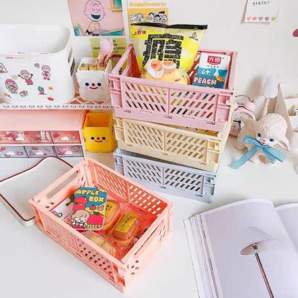 Hộp nhựa đa năng lưu trữ đồ dùng học tập, đồ dùng cá nhân kích thước 25*17cm H163