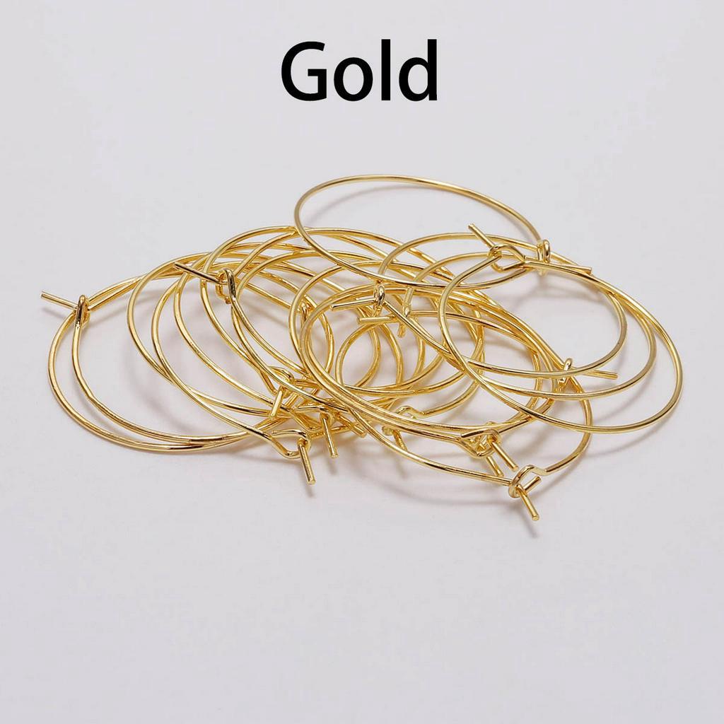 St.kunkka Set 50 Vòng Tròn Cỡ Lớn 20 25 30 35 40mm Tự Làm Trang Sức