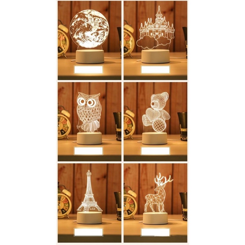 QUÀ LƯU NIỆM ĐẸP - ĐÈN NGỦ 3D - QUÀ SINH NHẬT